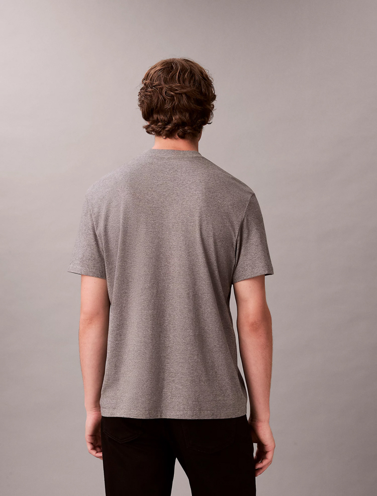 Ανδρικό T-shirt Μαύρο Γκρι Calvin Klein LV04RE810G-P7E