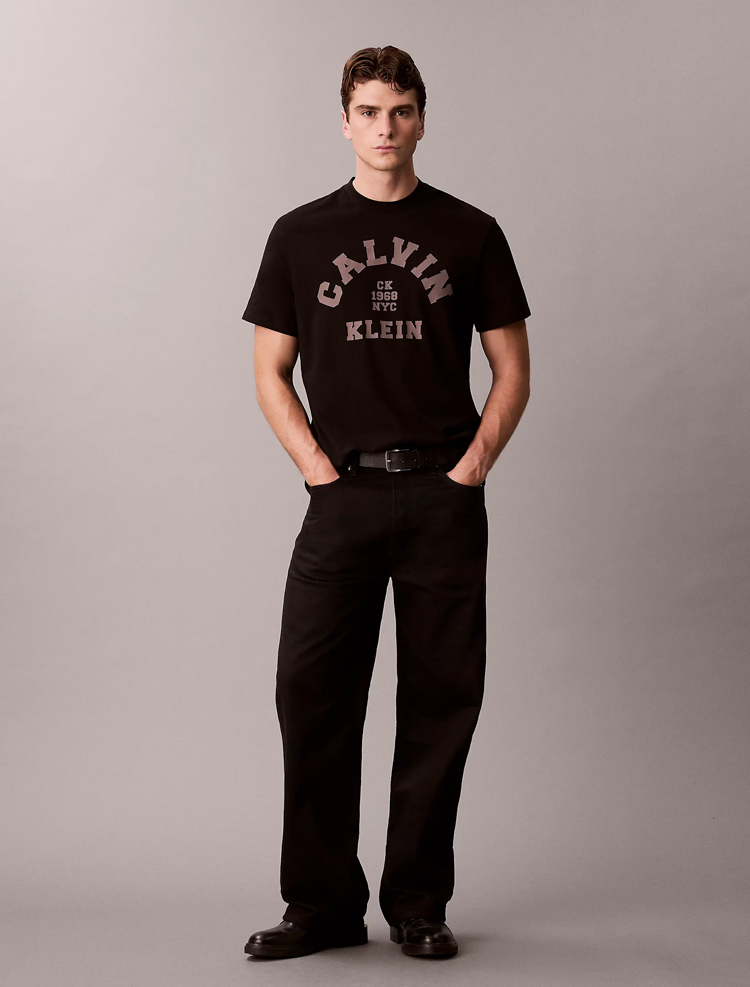 Ανδρικό T-shirt Μαύρο Calvin Klein LV04RE810G-UB1