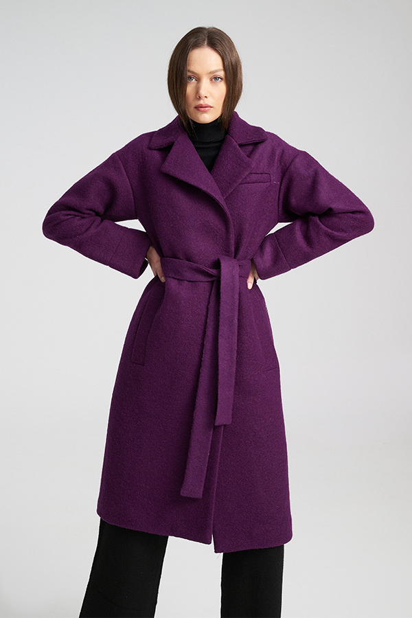 Γυναικείο Mellio Παλτό Purple Mind Matter MML25-02-06-027