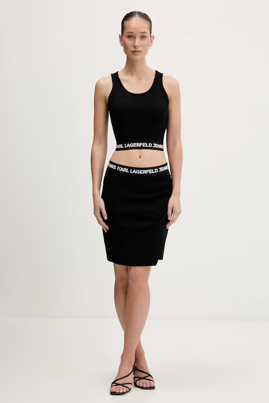Γυναικεία Φούστα Μαύρη Karl Lagerfeld Jeans B1W12022-999 BLACK
