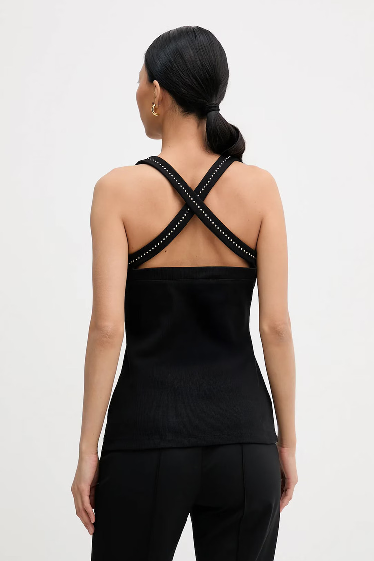 Γυναικείο Αμάνικο Top Μαύρο Karl Lagerfeld B1W17022-999 BLACK