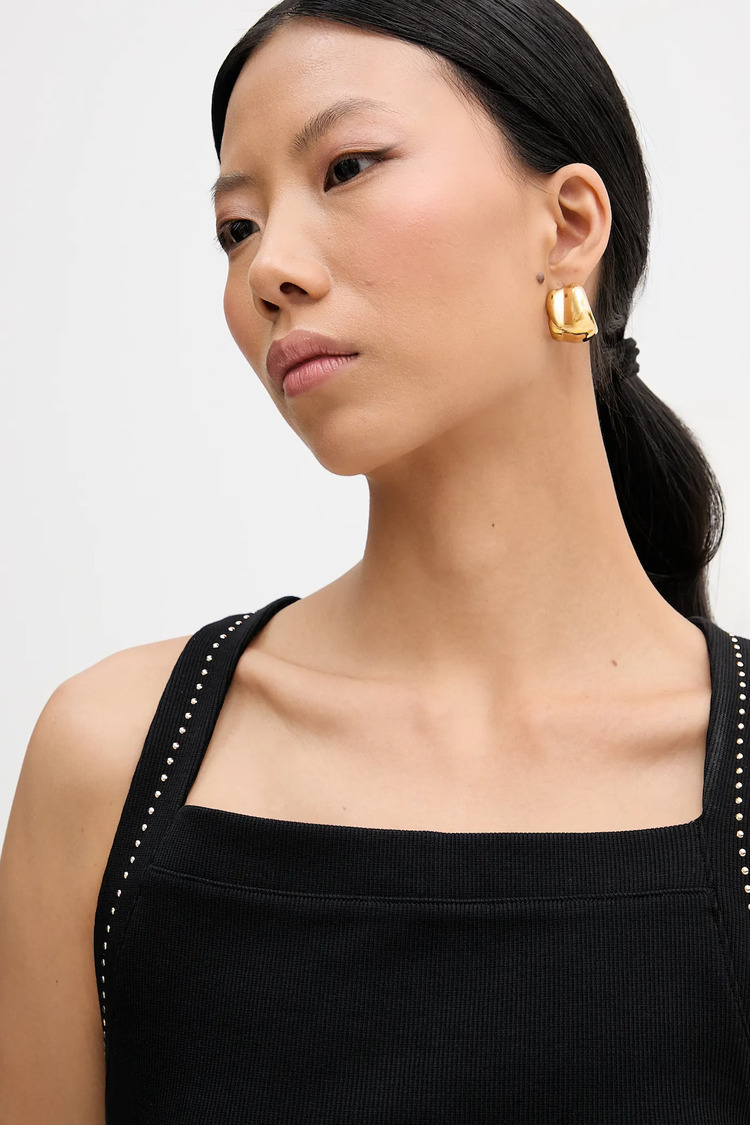 Γυναικείο Αμάνικο Top Μαύρο Karl Lagerfeld B1W17022-999 BLACK