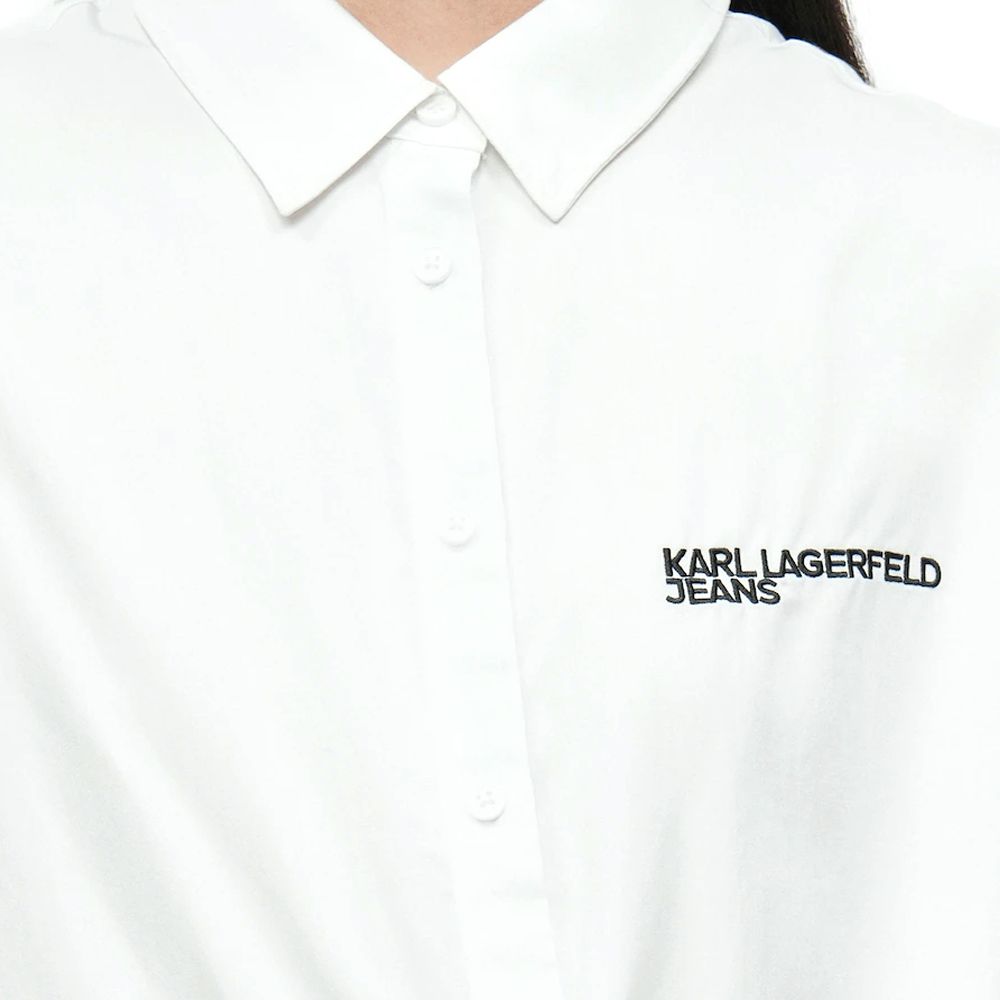 Γυναικείο Πουκάμισο Λευκό Karl Lagerfeld Jeans B1W11026-100 WHITE