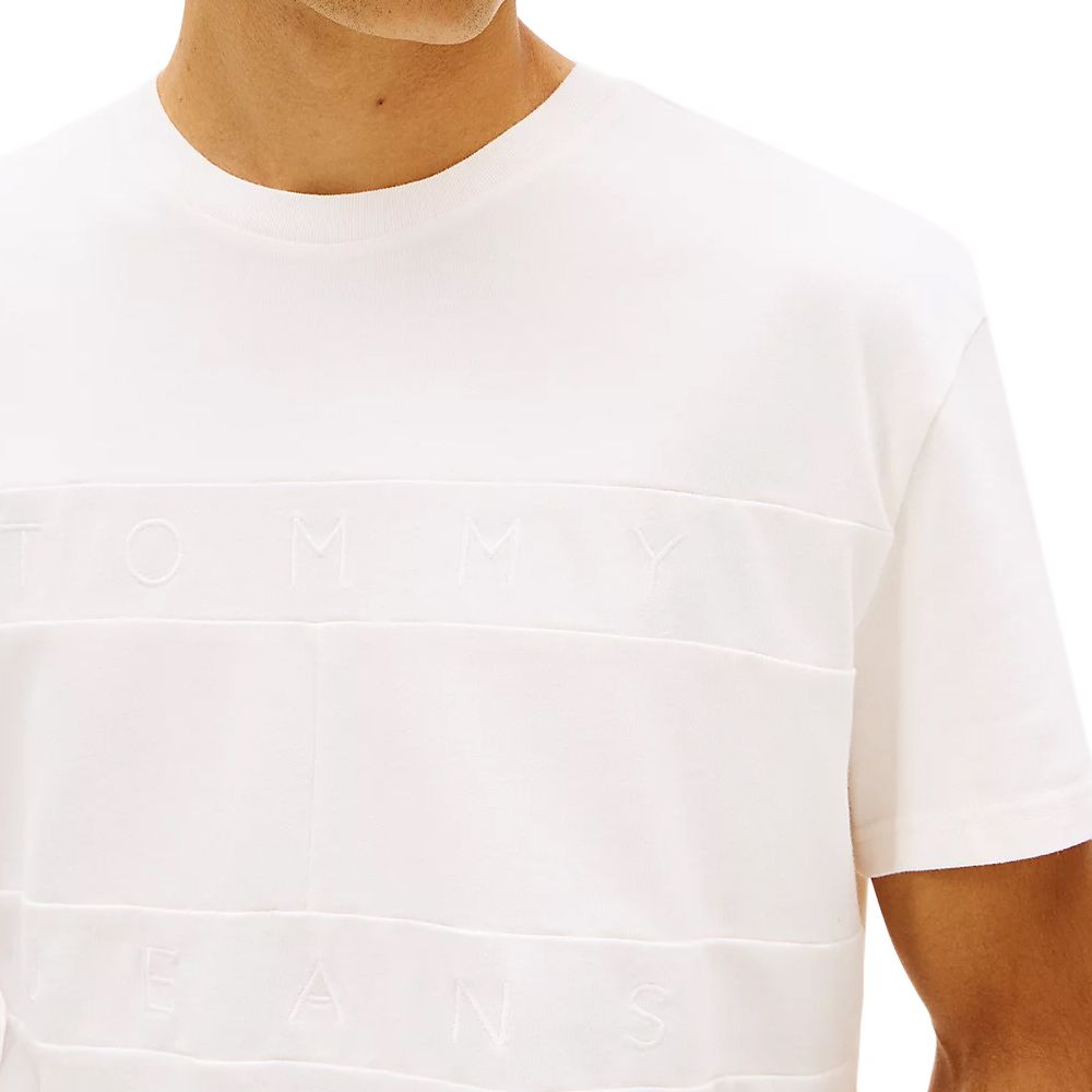 Ανδρικό T-shirt Μπεζ Tommy Jeans DM0DM22312-YBH