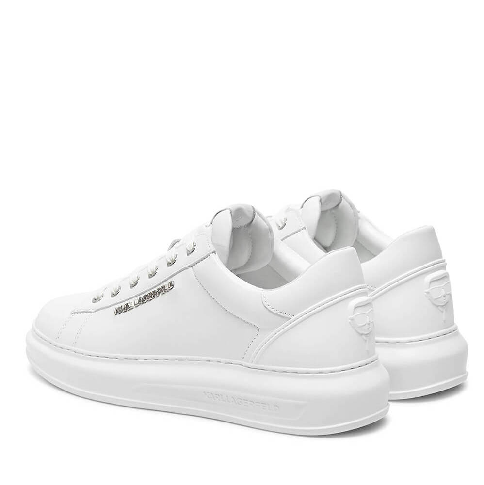Ανδρικά Δερμάτινα NFT Kounter Sneakers Λευκά Karl Lagerfeld KL52575N-01W WHITE