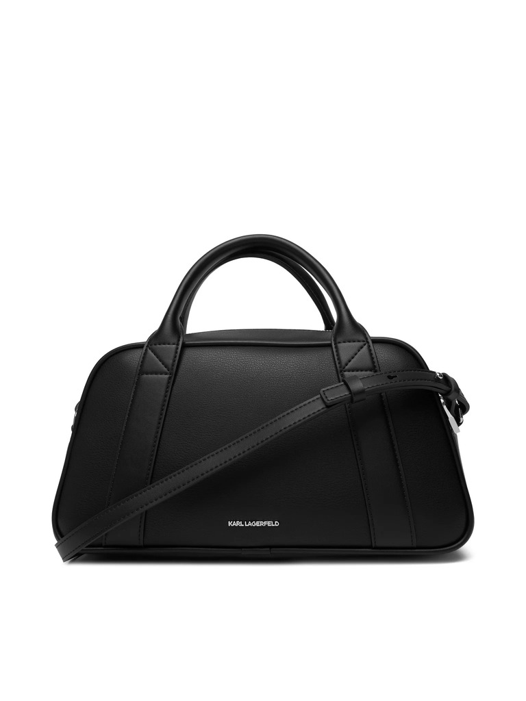 Γυναικεία K/Ville Bowling Τσάντα Μαύρη Karl Lagerfeld B1W30068-1AV BLACK NICKEL