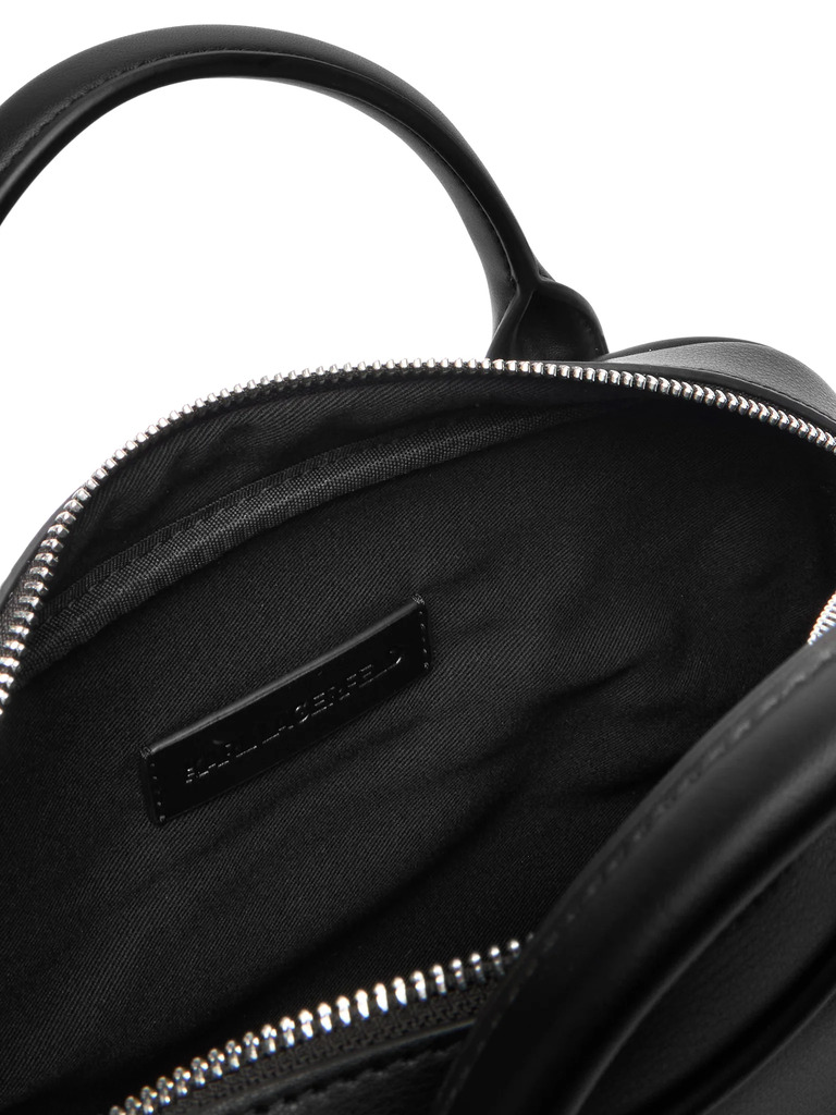 Γυναικεία K/Ville Bowling Τσάντα Μαύρη Karl Lagerfeld B1W30068-1AV BLACK NICKEL