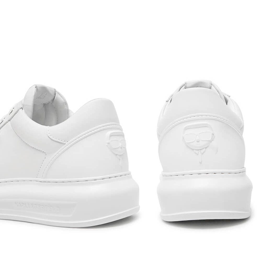 Ανδρικά Δερμάτινα NFT Kounter Sneakers Λευκά Karl Lagerfeld KL52575N-01W WHITE