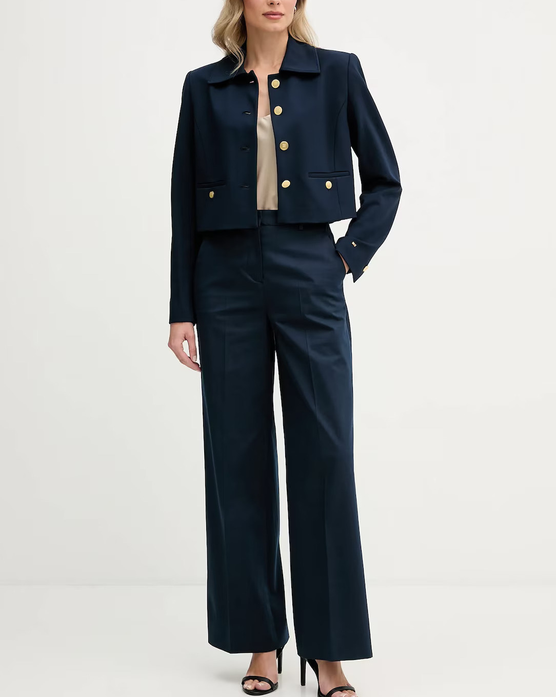 Γυναικείο Παντελόνι Navy Μπλε Tommy Hilfiger WW0WW49471-C1G