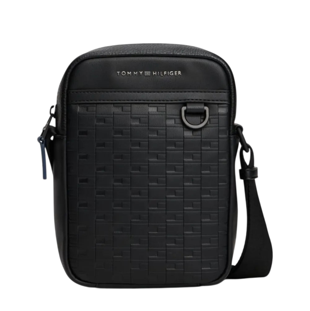 Men's Black TH Modern Mini Reporter Bag Tommy Hilfiger AM0AM14019-BDS