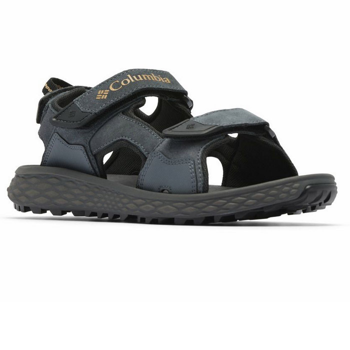 Men's Grey Konos Hiker 3 Strap Sandal Columbia 2121571-053