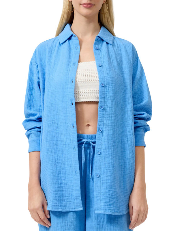 Women's Light Blue Shirt S.Oliver 2180223-5443