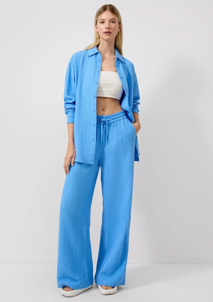 Women's Light Blue Shirt S.Oliver 2180223-5443