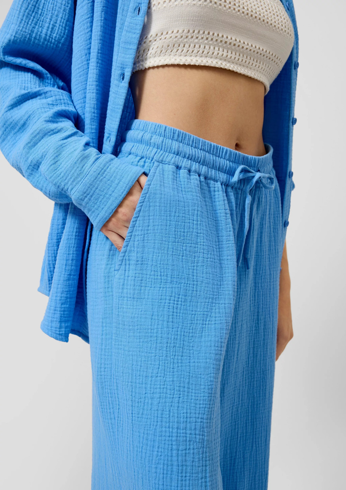 Women's Light Blue Pants S.Oliver 2180382-5443