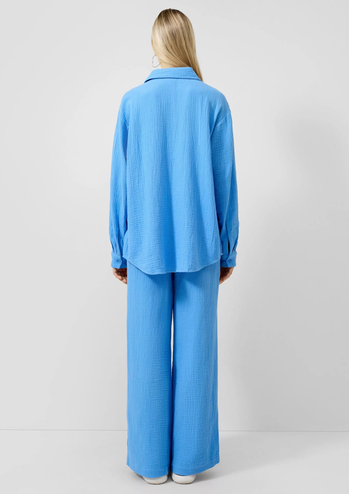 Women's Light Blue Pants S.Oliver 2180382-5443
