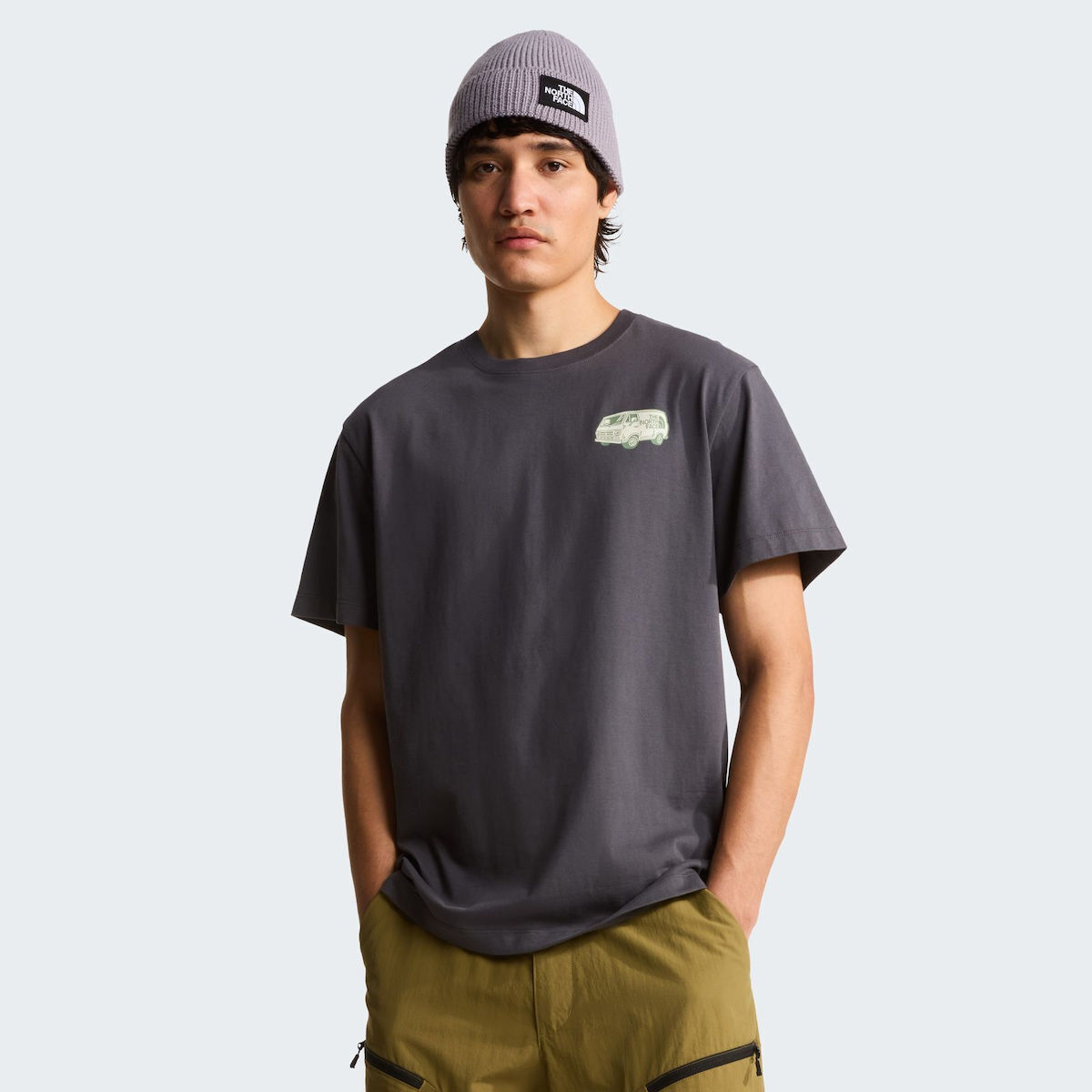 Men's Anhtracite M Van Life Relaxed SS Tee The North Face NF0A8GQN-RHI1