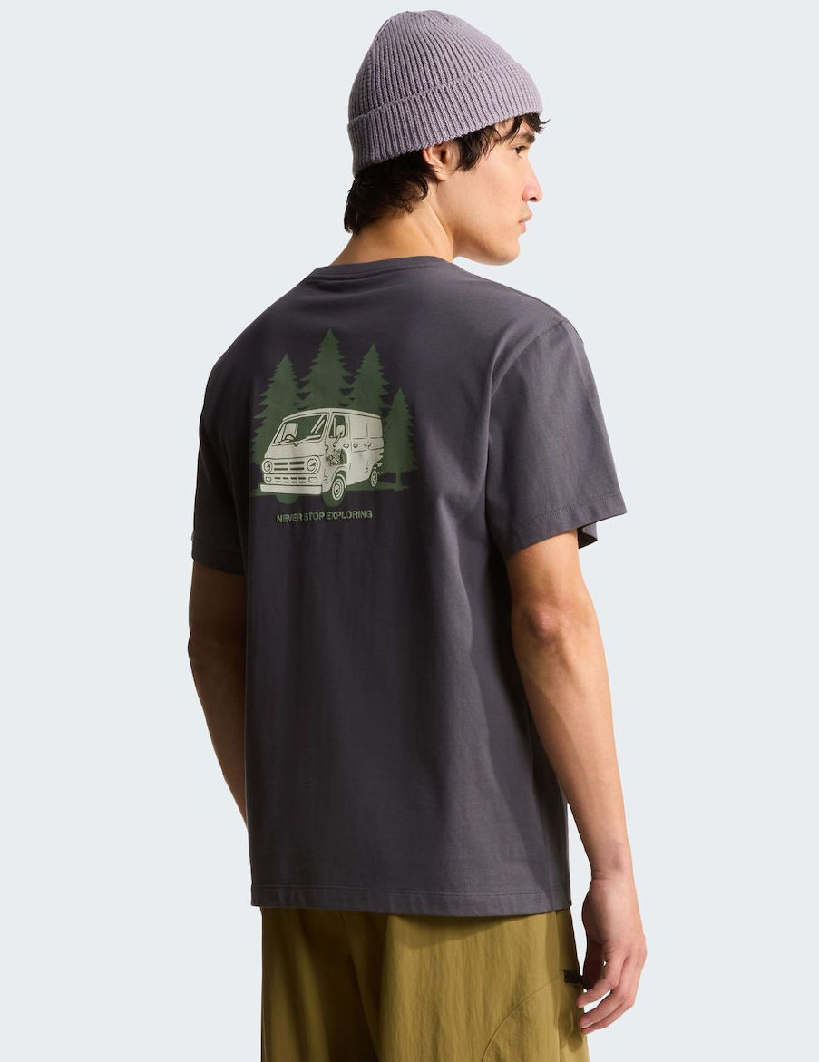 Men's Anhtracite M Van Life Relaxed SS Tee The North Face NF0A8GQN-RHI1
