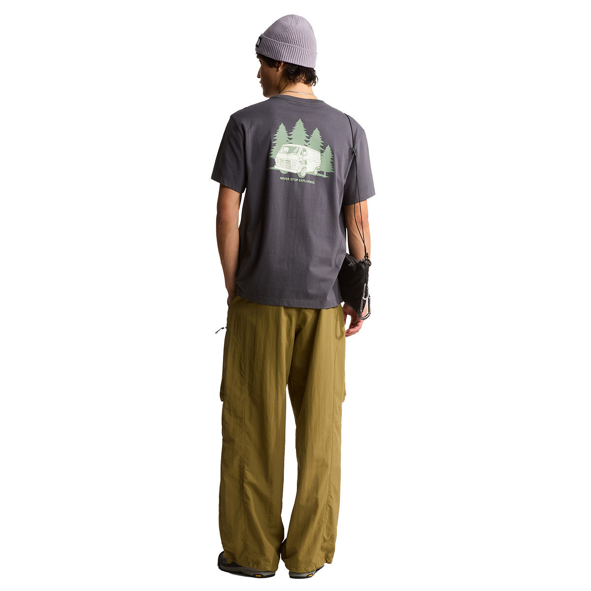 Men's Anhtracite M Van Life Relaxed SS Tee The North Face NF0A8GQN-RHI1