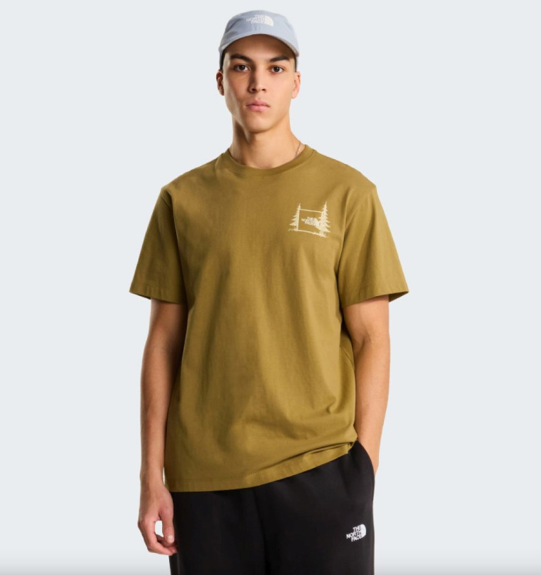 Men's Cedar Camping Relaxed Graphic T-Shirt The North Face NF0A8GQM-2EL1