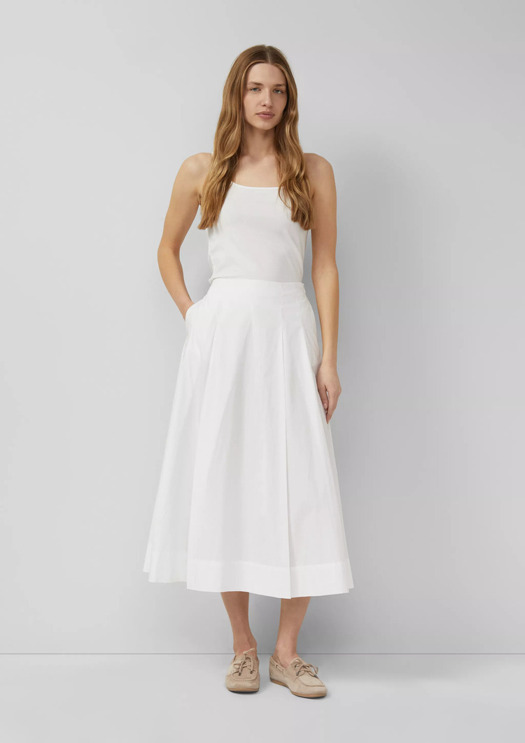 Women's White Skirt S.Oliver 2176382-0100
