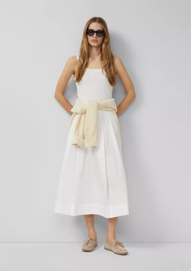 Women's White Skirt S.Oliver 2176382-0100