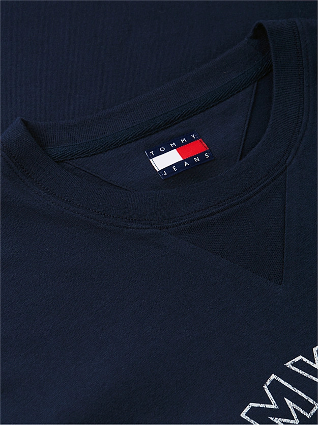 Men's White Tjm Reg Crest Club Ss Tee Tommy Jeans DM0DM23175-C1G
