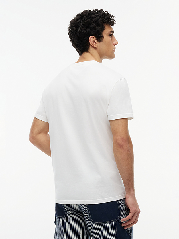Men's White Tjm Reg Crest Club Ss Tee Tommy Jeans DM0DM23175-YBL