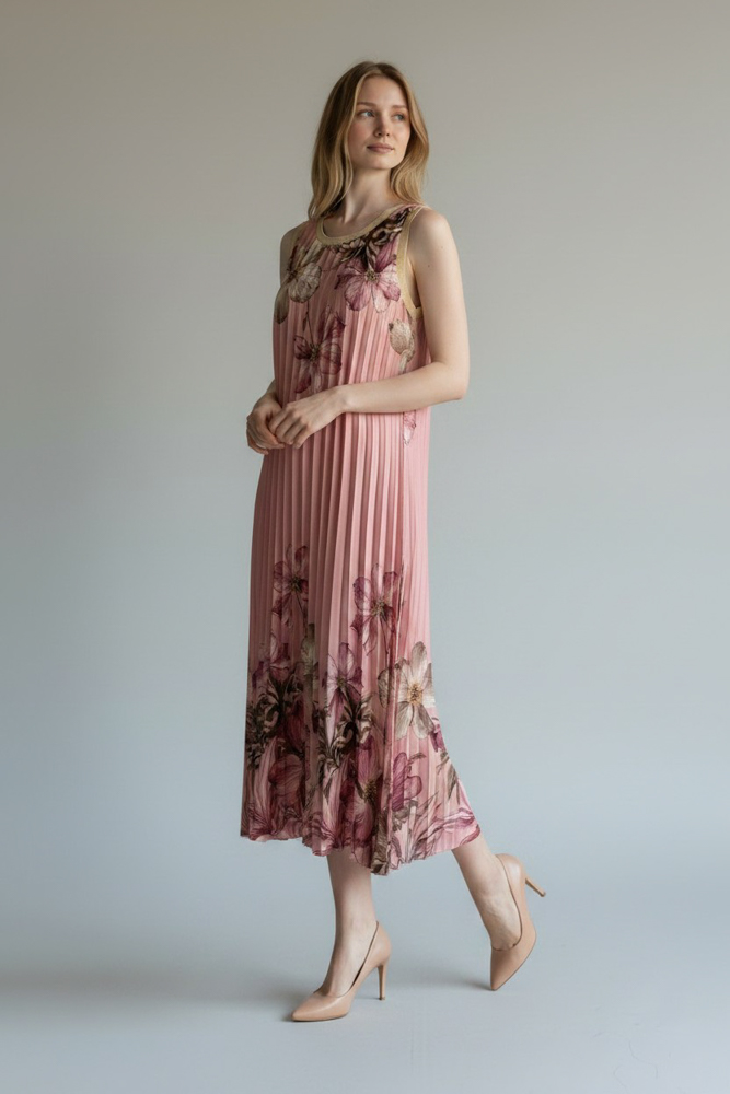 Women's Pink Abito Dress Emporio Co. MF-113