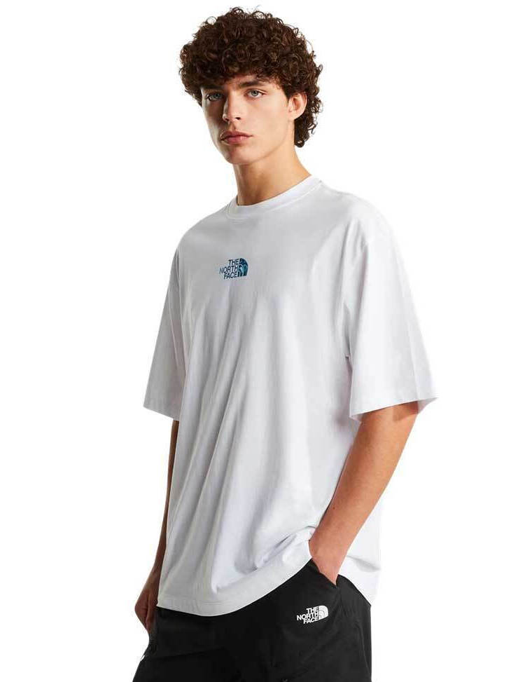 Men's White M Liquid Logo  Oversize SS Tee The North Face NF0A8G9U-FN41