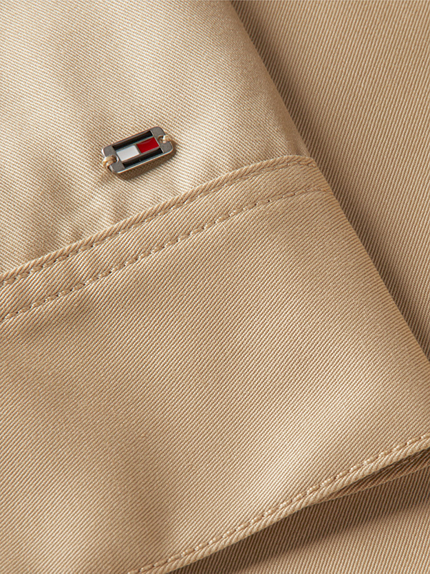 Women's Beige Chino Dressing Short Jacket Tommy Hilfiger WW0WW50144-AB9