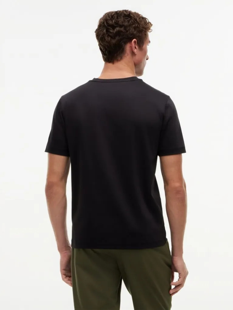 Ανδρικό T-shirt Μαύρο Tommy Hilfiger MW0MW43227-BDS