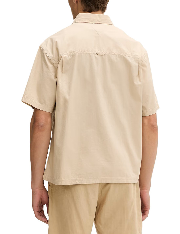 Men's Beige Tjm Boxy Skater Shirt Tommy Jeans DM0DM22816-AES