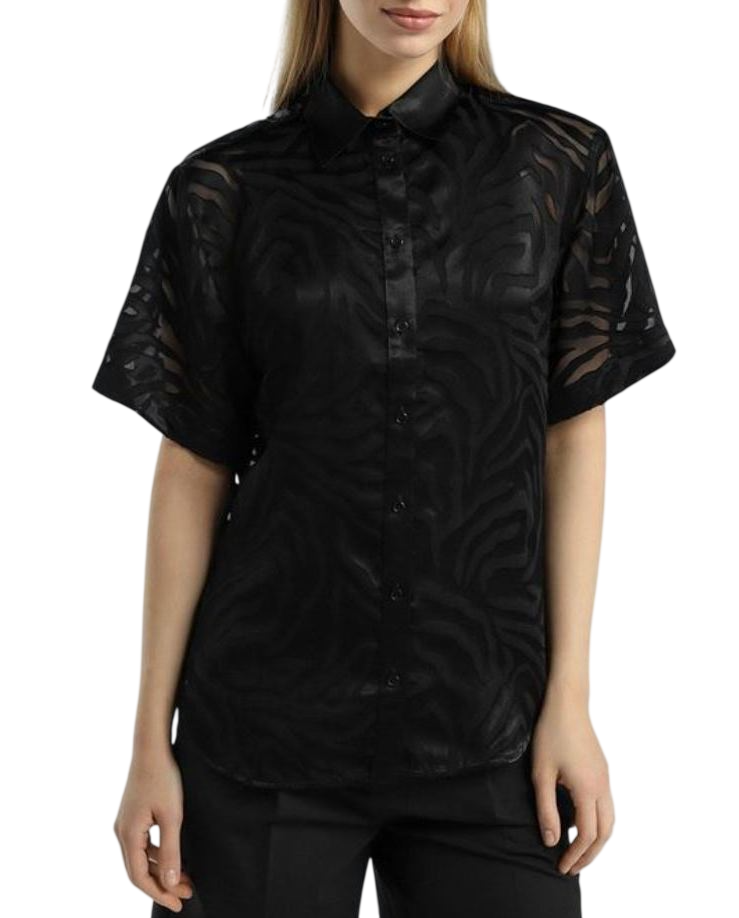 Women's Black Equinox Blouse BOSS 50559630-963