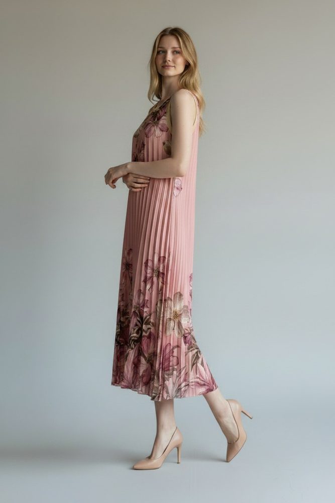 Women's Pink Abito Dress Emporio Co. MF-113