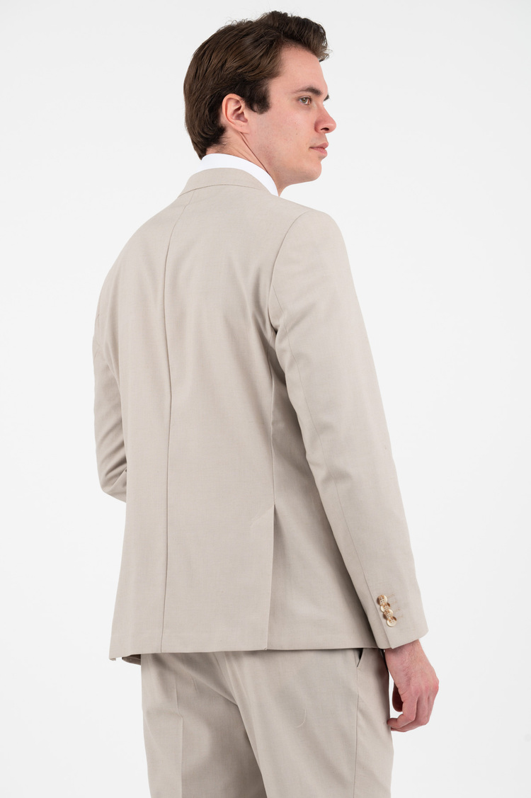 Men's Beige Suit Vittorio LIVORNO-BEIGE