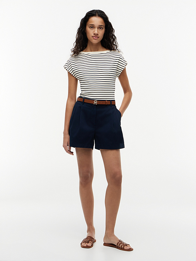 Γυναικείο T-shirt Εκρού Tommy Hilfiger WW0WW50942-0AD