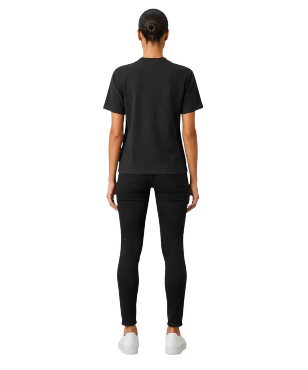 Women's Black Ss Classic Left Chest Graphic Tee Calvin Klein LV047G836G-UB1