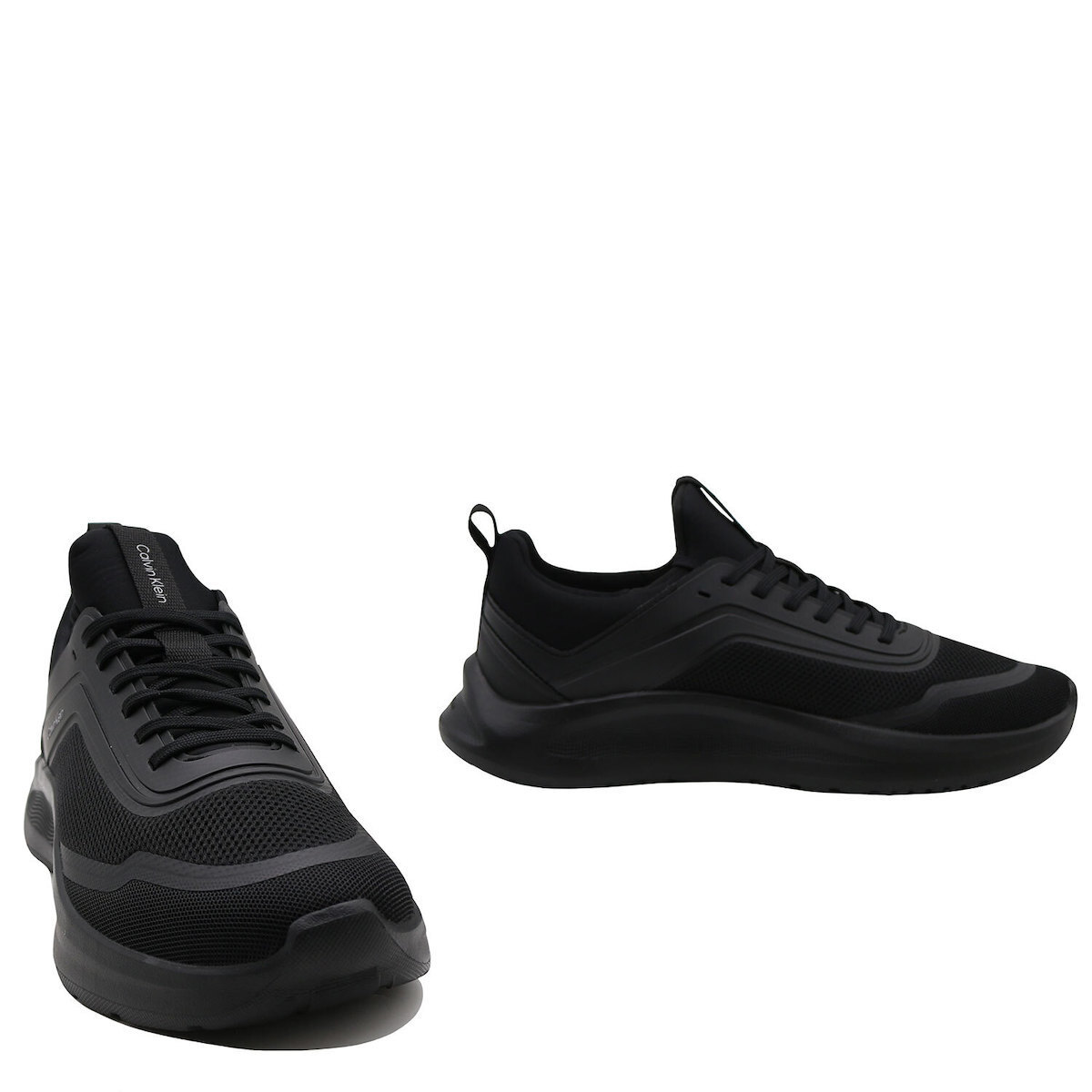 Men's Black Light Eva Run Lace Sock Sneakers Calvin Klein HM0HM02164-0GJ