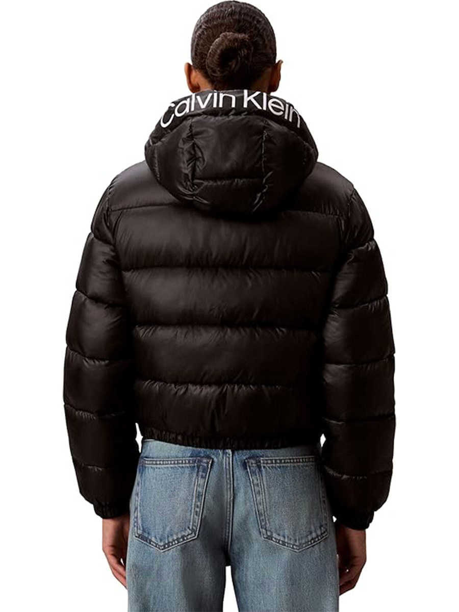 Γυναικείο Puffer Μπουφάν Μαύρο Calvin Klein LV047G507G-UB1