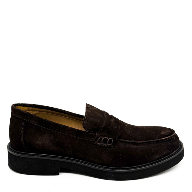 Ανδρικά Δερμάτινα Παπούτσια Καφέ Diadoch 1395-brown