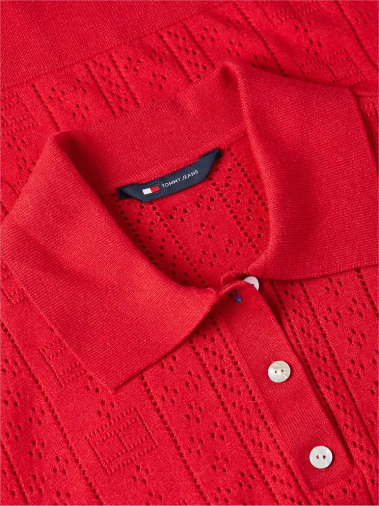 Γυναικείο Polo Κόκκινο Tommy Jeans DW0DW22932-XK9