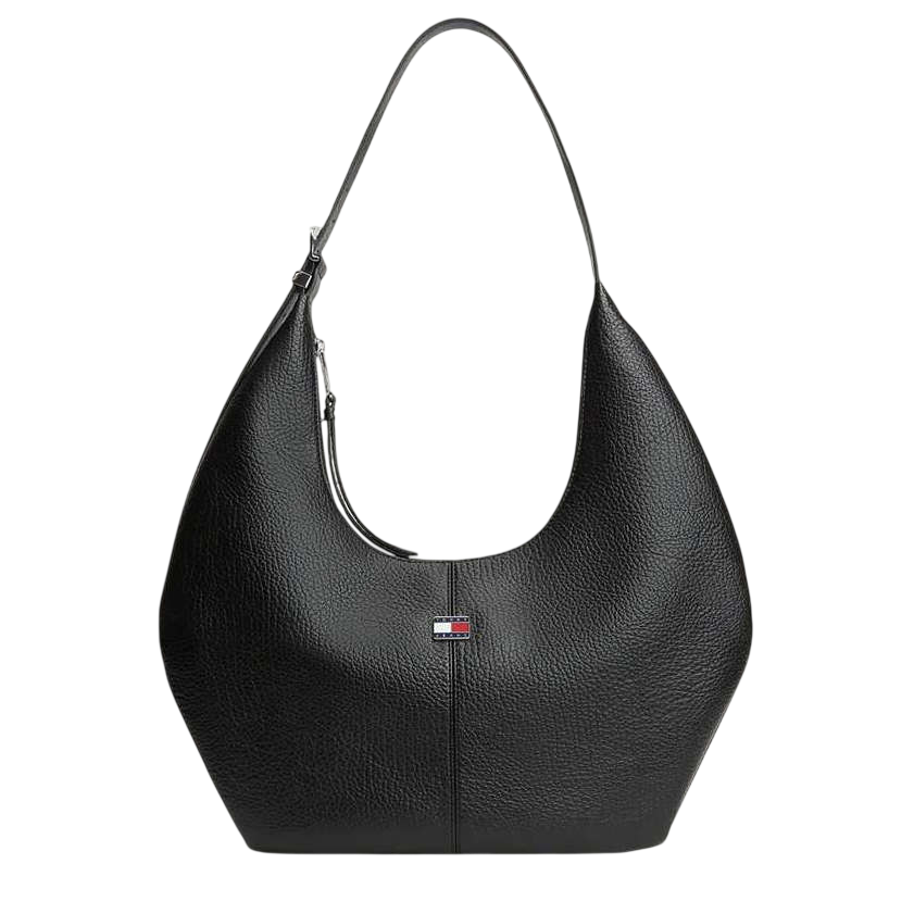 Women's Black TJW Slouchy City Hobo Bag Tommy Jeans AW0AW18776-BDS