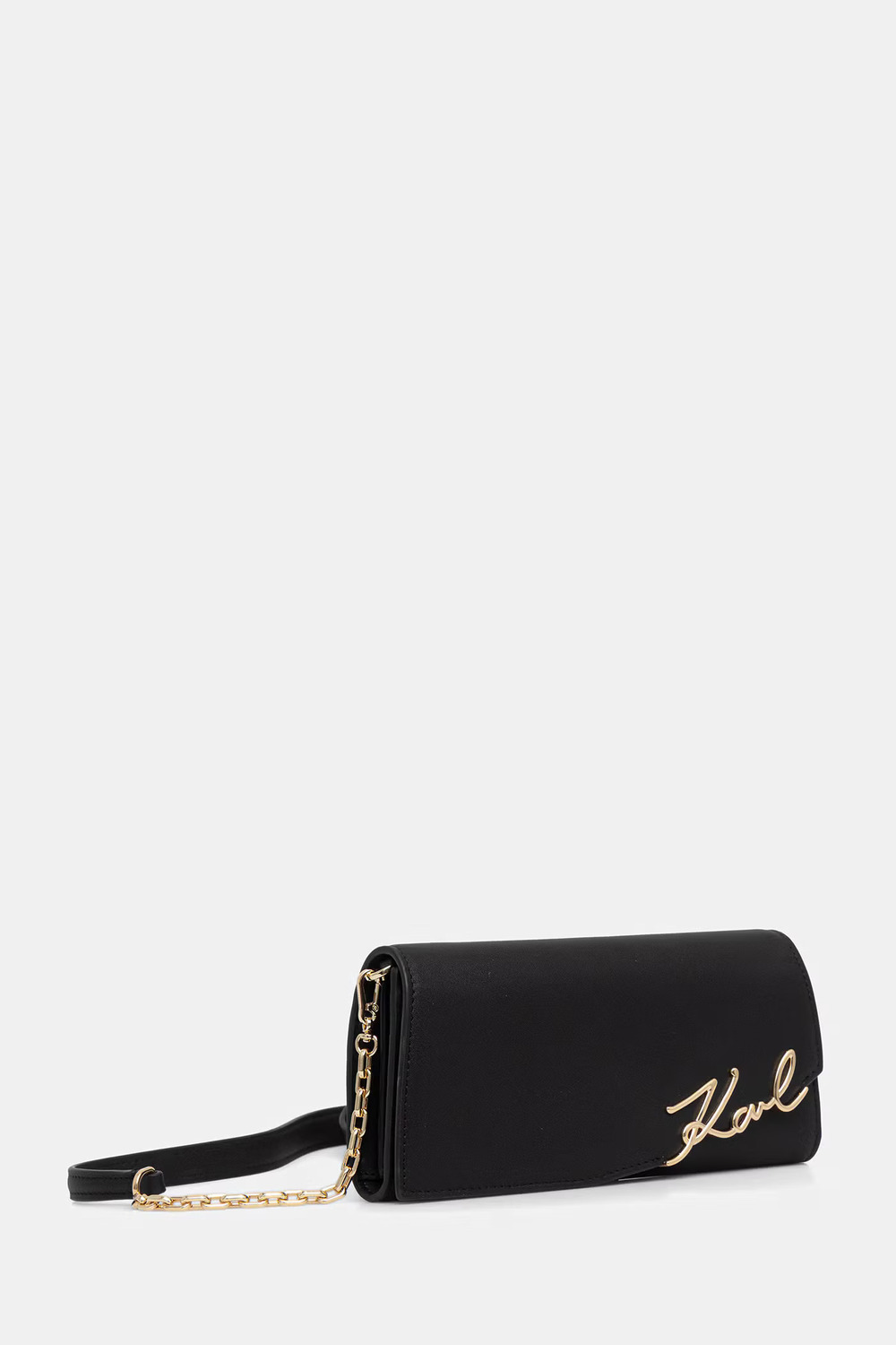 Women's Black K/SIGNATURE MINI CB Bag Karl Lagerfeld B3W30358-992 Black/Gold