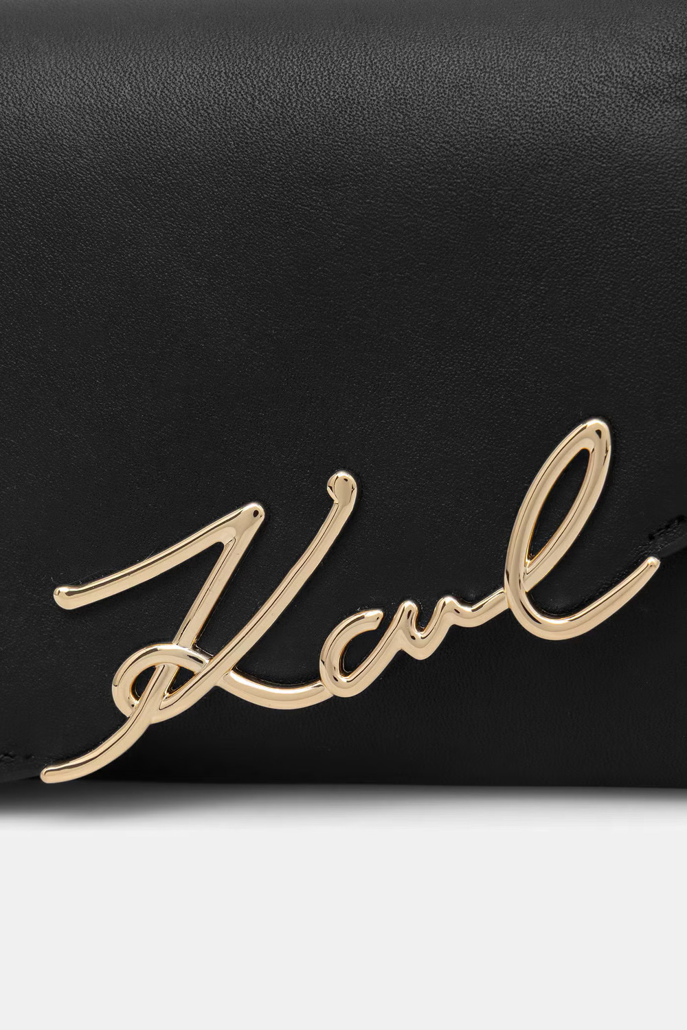 Women's Black K/SIGNATURE MINI CB Bag Karl Lagerfeld B3W30358-992 Black/Gold