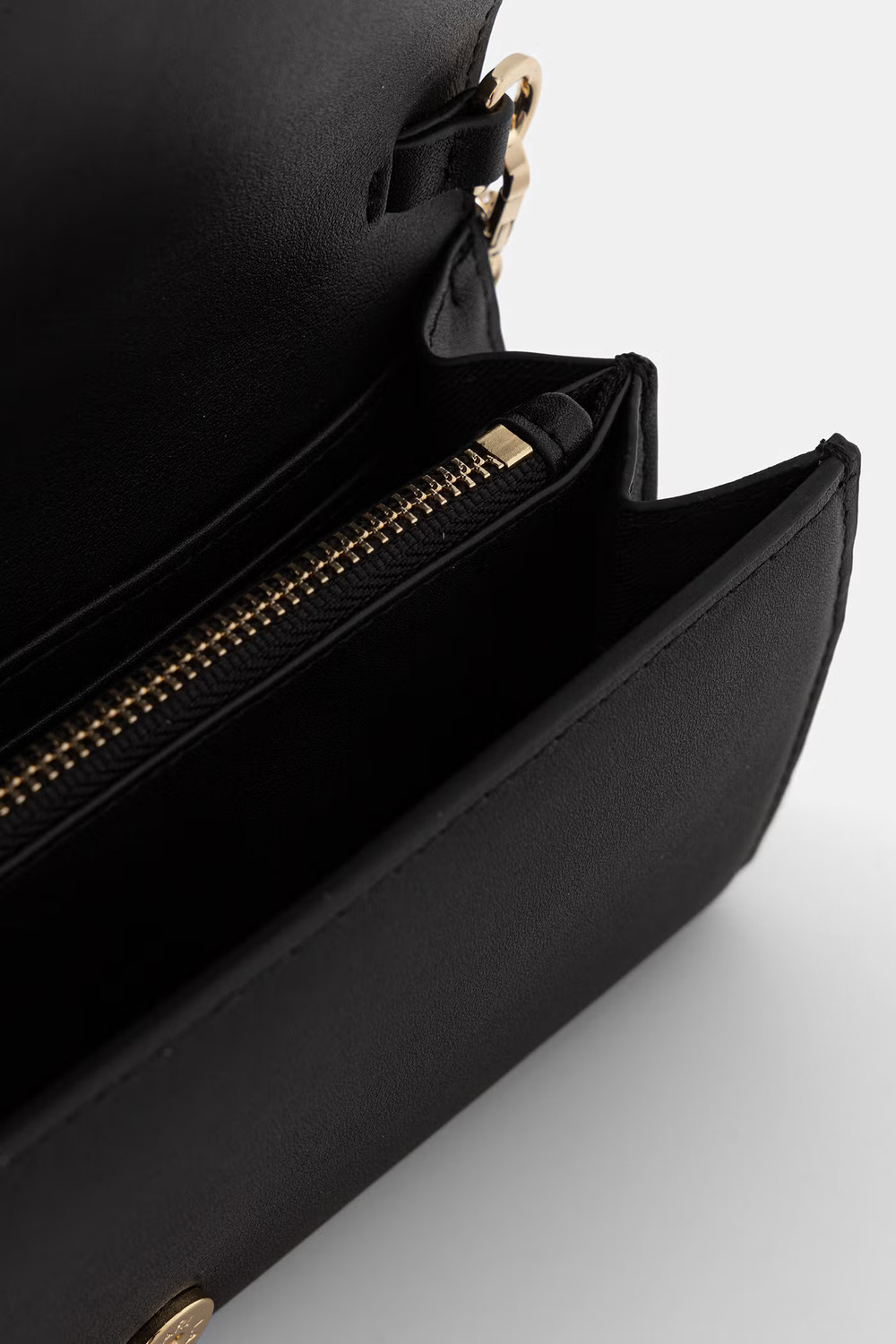 Women's Black K/SIGNATURE MINI CB Bag Karl Lagerfeld B3W30358-992 Black/Gold