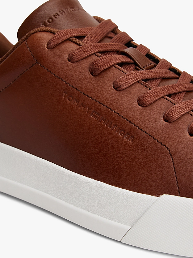 Men's TH Court Core Cognac Sneakers Tommy Hilfiger FM0FM05729-GVI