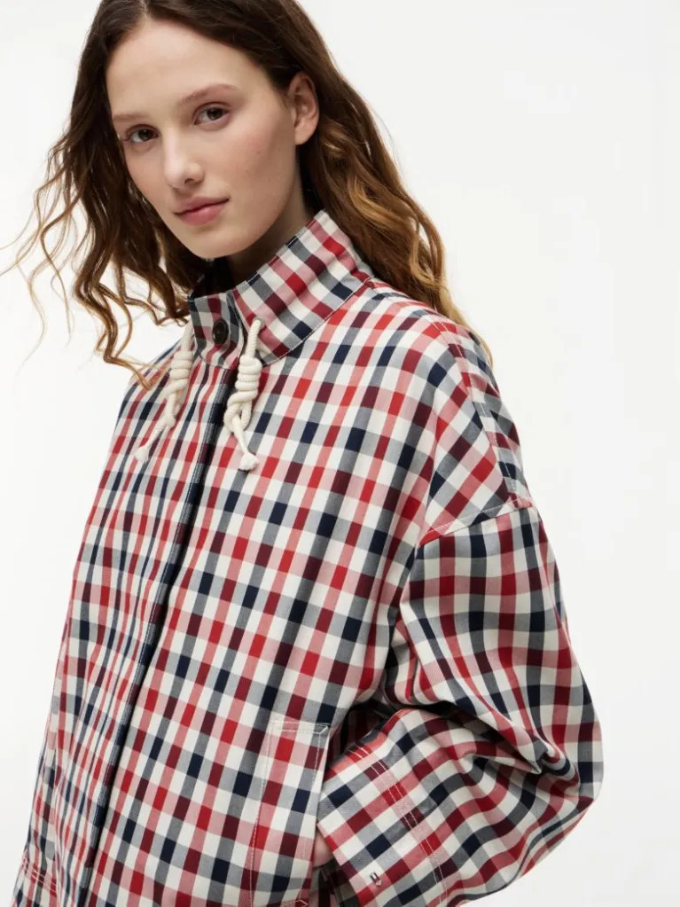Γυναικείο Καρό Παρκά Tommy Hilfiger WW0WW49845-XNN