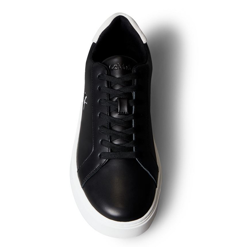Ανδρικά Δερμάτινα Sneakers Μαύρα Calvin Klein YM0YM01435-0GM