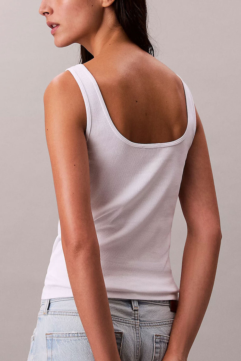 Γυναικείο Tank Top Λευκή Calvin Klein LV047A804G-YAA