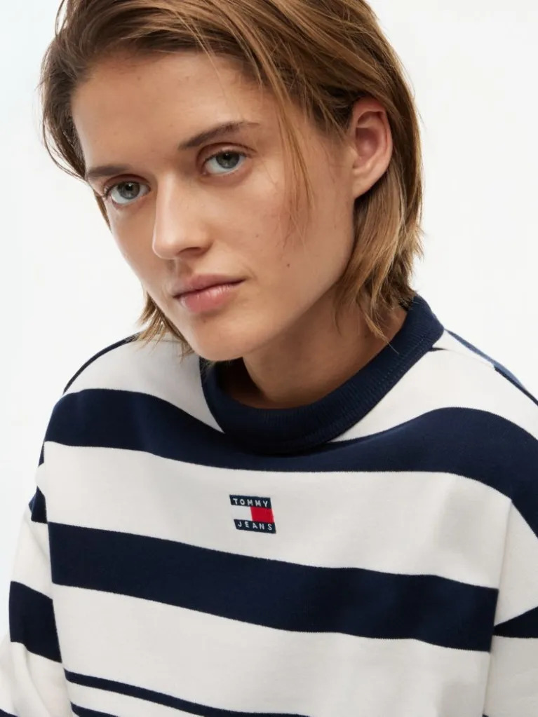 Γυναικείο Φούτερ Navy Μπλε Tommy Jeans DW0DW22824-0A9